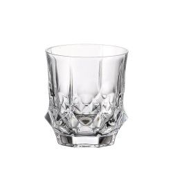 Луксозен комплект от 6 броя кристални чаши за уиски Bohemia Crystal серия Soho 280 мл
