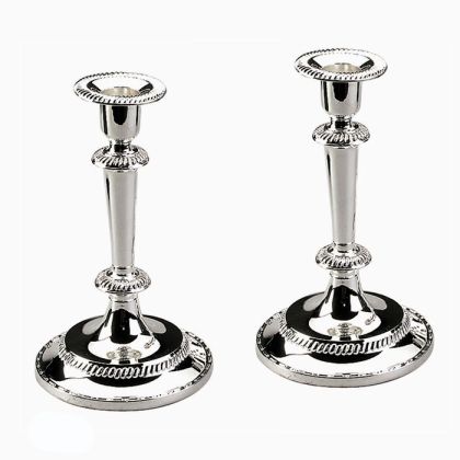 Класически свещници комплект 2 бр. Silver