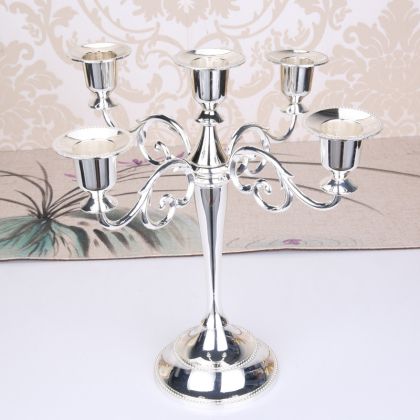 свещник 5ца SILVER ELEGANT