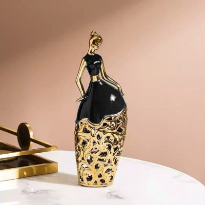 статуетка LADY BLACK & GOLD 31.5 см