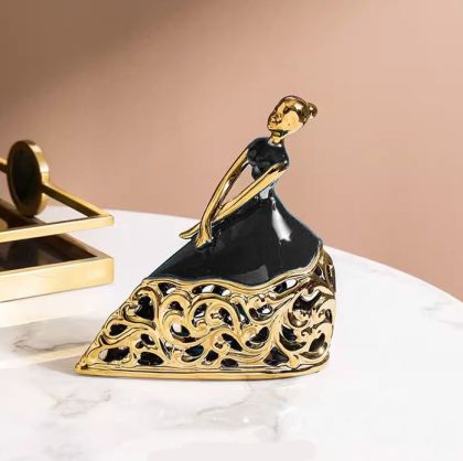 статуетка LADY BLACK & GOLD 20 см
