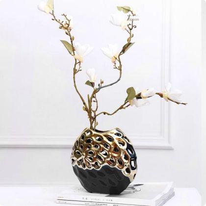 керамична ваза BLACK & GOLD 20 см