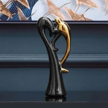 статуетка BIRD BLACK & GOLD 24 см