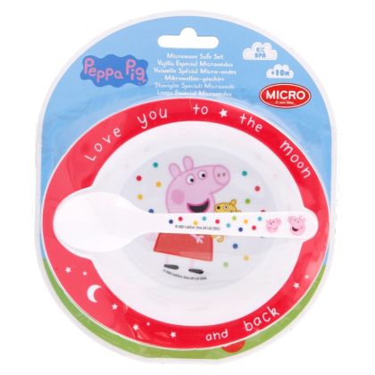 детски комелкт за хранене PEPPA PIG 2 части