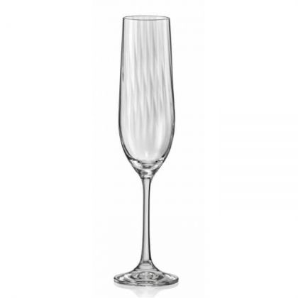 чаши за шампанско 190 мл Waterfall