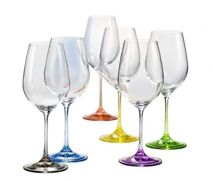 чаши за бяло вино 350 мл Rainbow