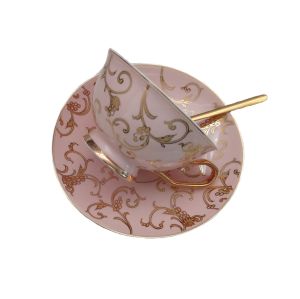 чаша, чинийка, лъжичка MAGNETIC PINK