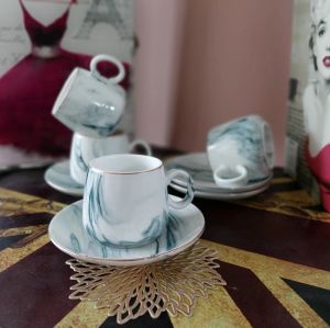 чаши за кафе 12 ч. Blue Marble