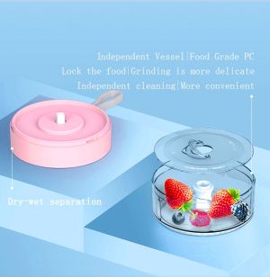 ръчен мини чопър за зеленчуци 180 мл Pink