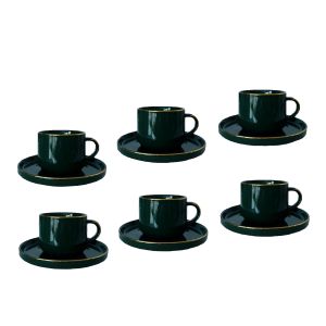 чаши за капучино или чай 12 ч. Modern Green