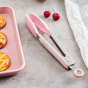 силиконова щипка за барбекю LIGHT PINK