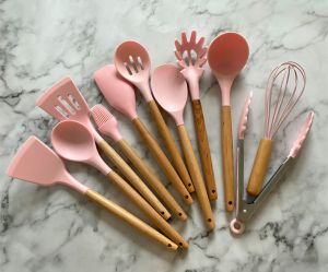 комплект прибори за готвене 12 части ANTIQUE PINK