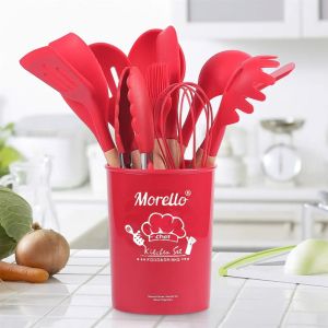 комплект прибори за готвене 12 части PEARL RUBY RED