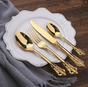 прибори за хранене 24 ч. VINTAGE GOLD