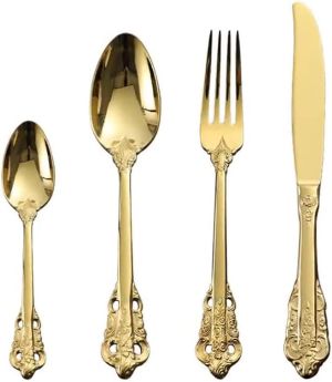прибори за хранене 24 ч. VINTAGE GOLD