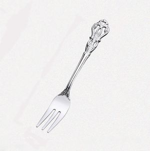 комплект 6 бр. вилички за кафе VINTAGE SILVER