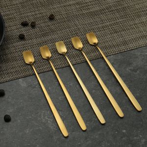 комплект 6 бр. коктейлни лъжички GOLD