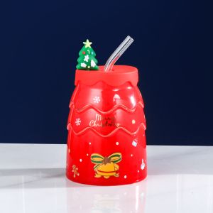 коледна чаша 500 мл RED, GREEN, BLUE CHRISTMAS TREE