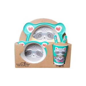 бамбуков комплект 5 части Енот