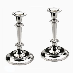 Класически свещници комплект 2 бр. Silver