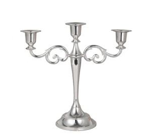 свещник 3ка SILVER ELEGANT