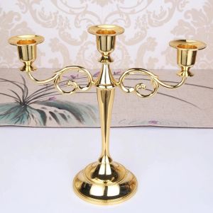 свещник 3ка GOLD ELEGANT