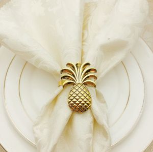 пръстени за салфеки 6 бр. ANANAS GOLD