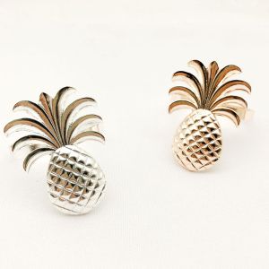 пръстени за салфеки 6 бр. ANANAS SILVER