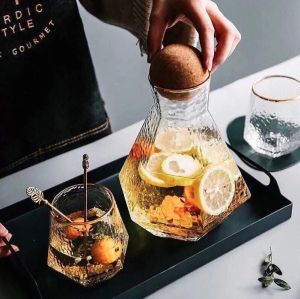 комплект 6 чаши 300 мл с Декантер Caramello 1,5 л