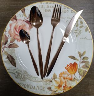 прибори за хранене 24 ч. NEW ELEGANT ROSE GOLD