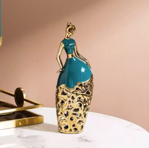 Статуетка Lady Green & Gold 31.5 см