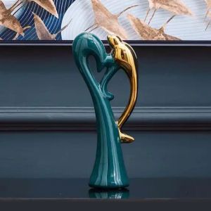 статуетка BIRD GREEN & GOLD 24 см