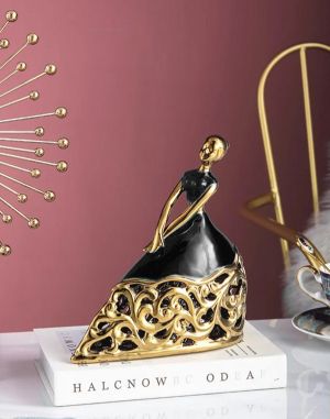 статуетка LADY BLACK & GOLD 20 см