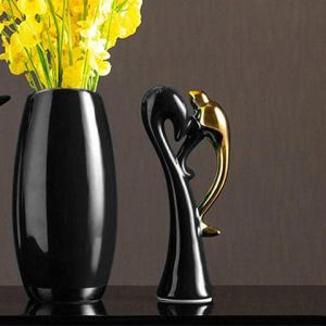 статуетка BIRD BLACK & GOLD 24 см