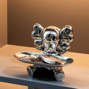 поставка за аксесоари и касичка SILVER ELEPHANT