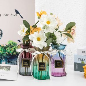 винтидж стъклена ваза 14, 17 и 23 см PURPLE RAINBOW