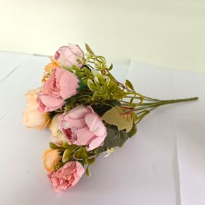 винтидж букет в розови и жълти нюанси