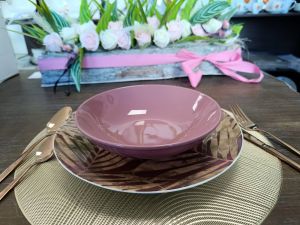 сервиз за хранене 18 ч. MALIBU RED