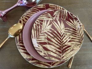 сервиз за хранене 18 ч. MALIBU RED