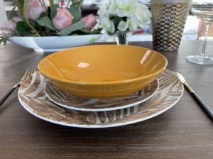 сервиз за хранене 18 ч. Malibu Yellow