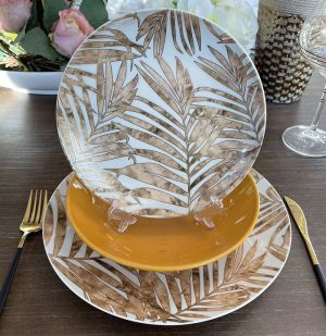 сервиз за хранене 18 ч. Malibu Yellow