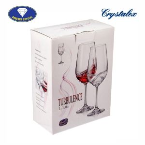 чаши за вино и коктейли 350 мл TURBULENCE by BOHEMIA CRYSTALEX