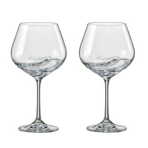 чаши за вино и джин-тоник 570 мл TURBULENCE by BOHEMIA CRYSTALEX