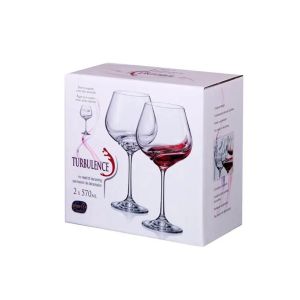 чаши за вино и джин-тоник 570 мл TURBULENCE by BOHEMIA CRYSTALEX