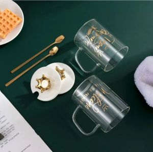 Чаша с капак и лъжица Golden Crown