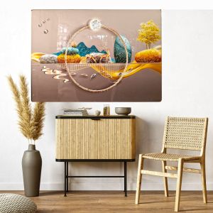 картина с рамка Два елена с рибки ART Crystal 50 х 70 см