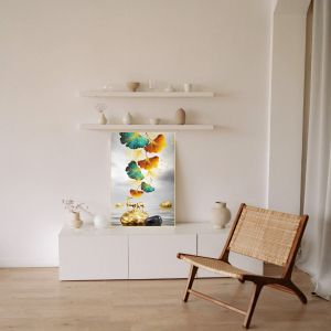 картина с рамка Гинко билоба с елени ART HD 40 х 60 см