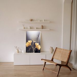 картина с рамка Гинко билоба с 4 листа ART HD 40 х 60 см