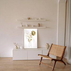 картина с рамка Божур и пъпка ART HD 40 х 60 см