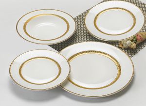 сервиз за хранене 18 ч. ELEGANT GOLD